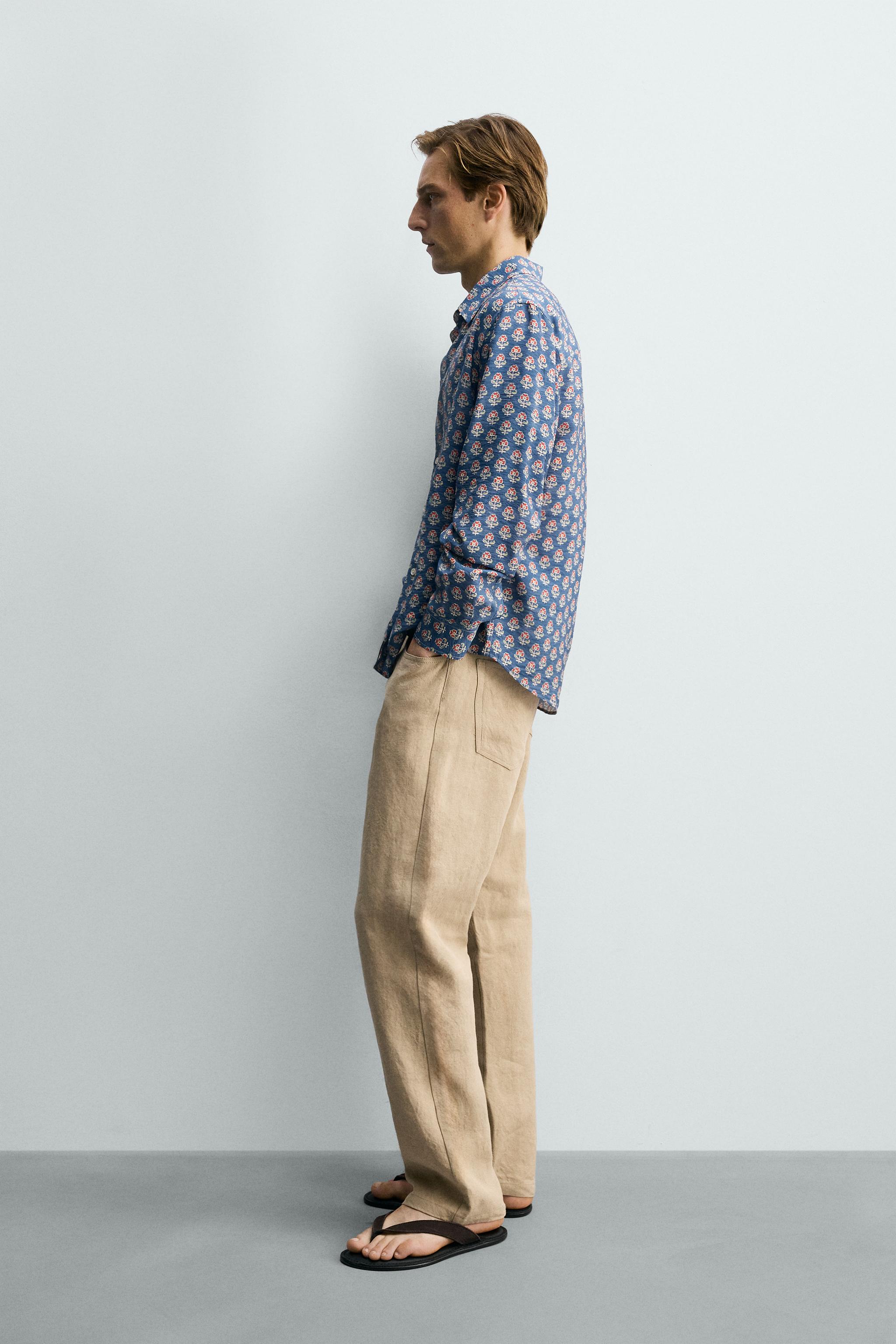FLUID FLORAL PRINT SHIRT