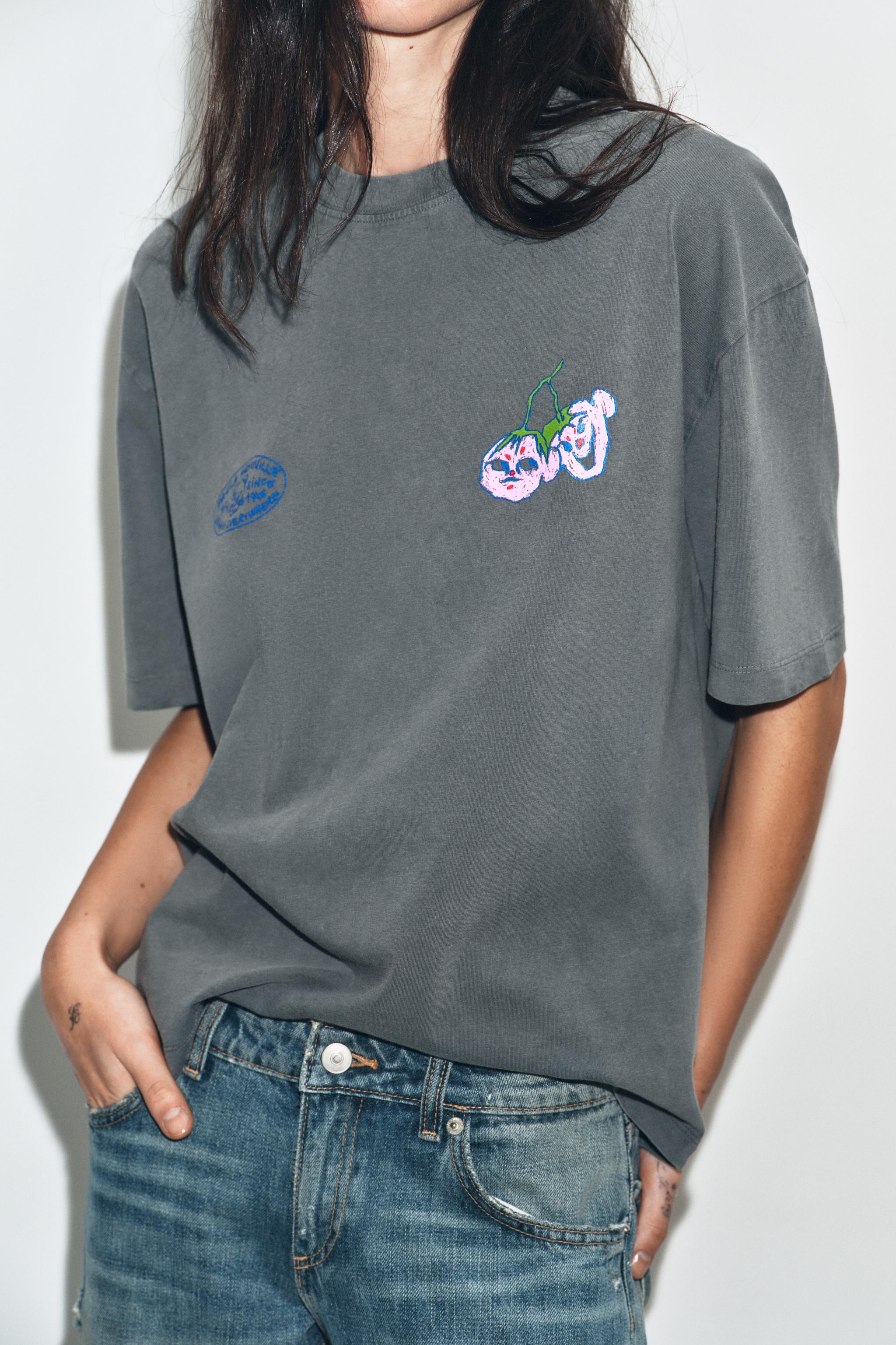 PAULA GRENOUILLE SOLUK EFEKTLİ T-SHIRT - Görsel 3