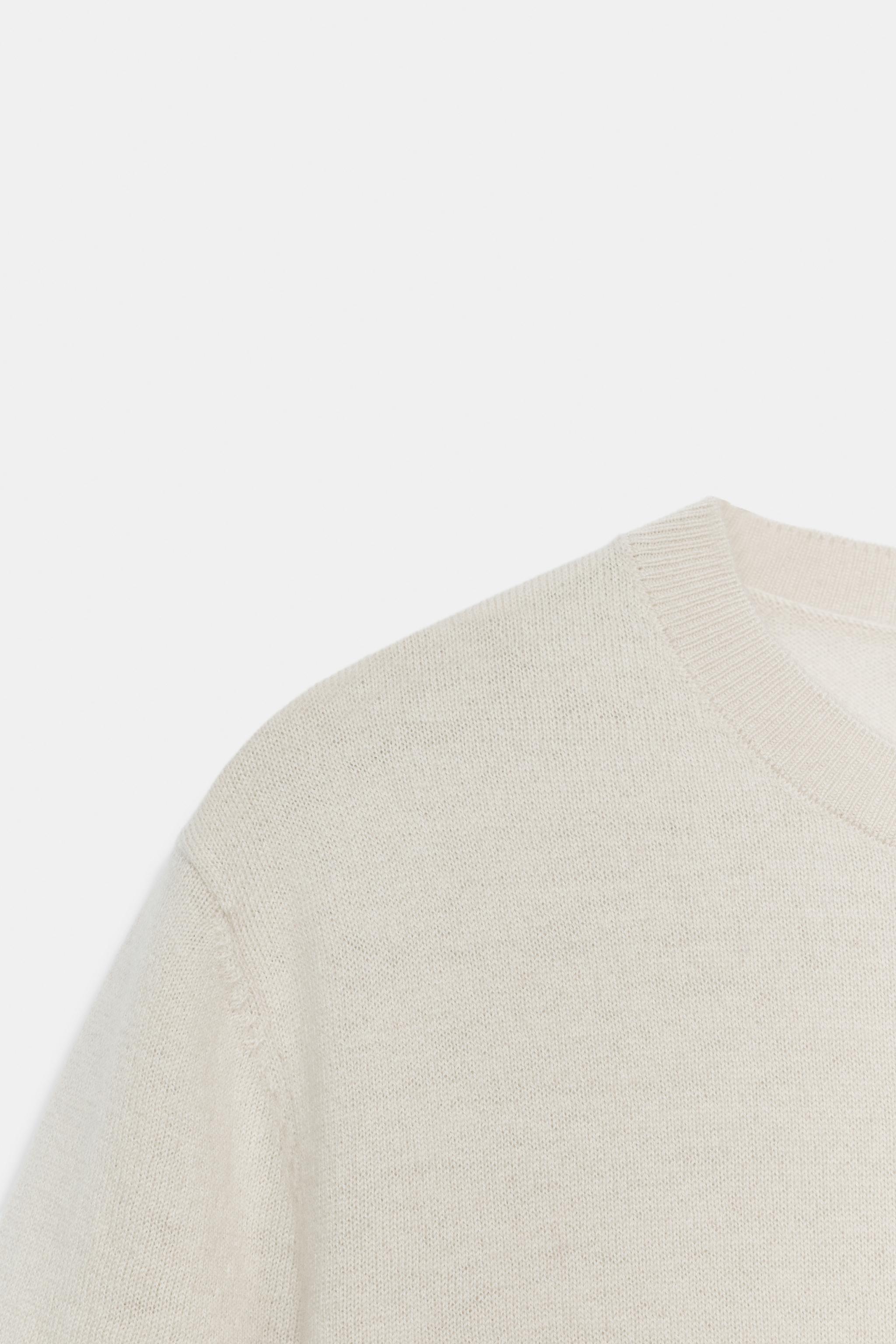 100% WOOL SHORT SLEEVE JUMPER