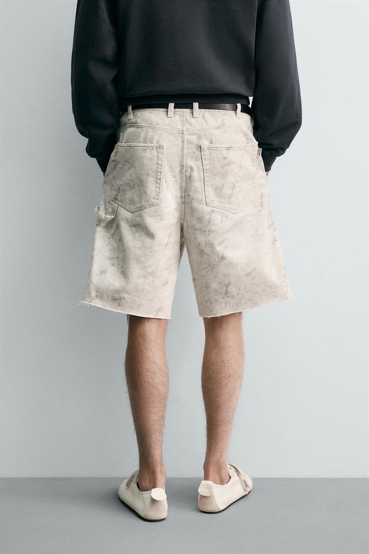 Pantalones cortos Bermuda de carpintero de corte relajado 3