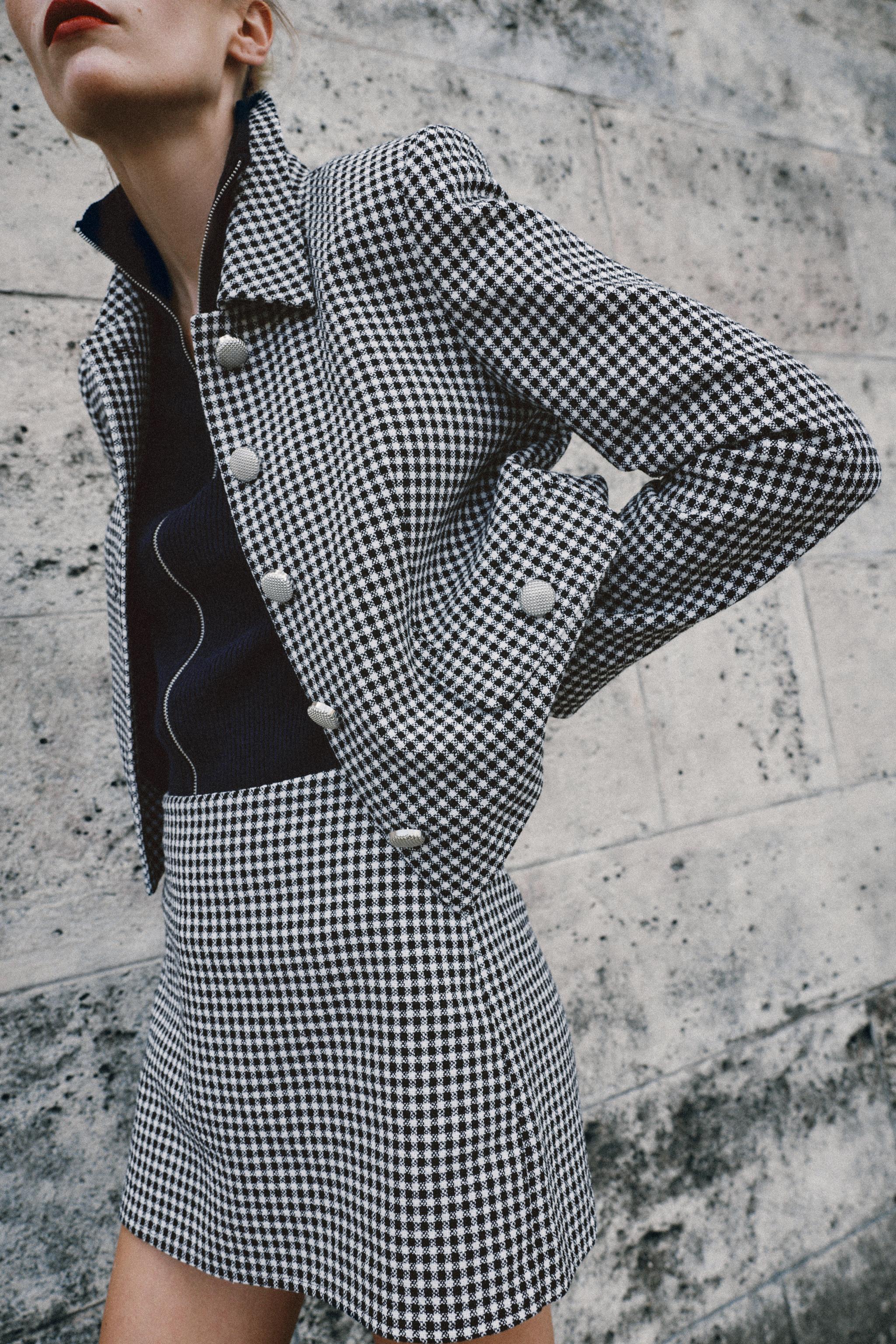 PLAID SKORT
