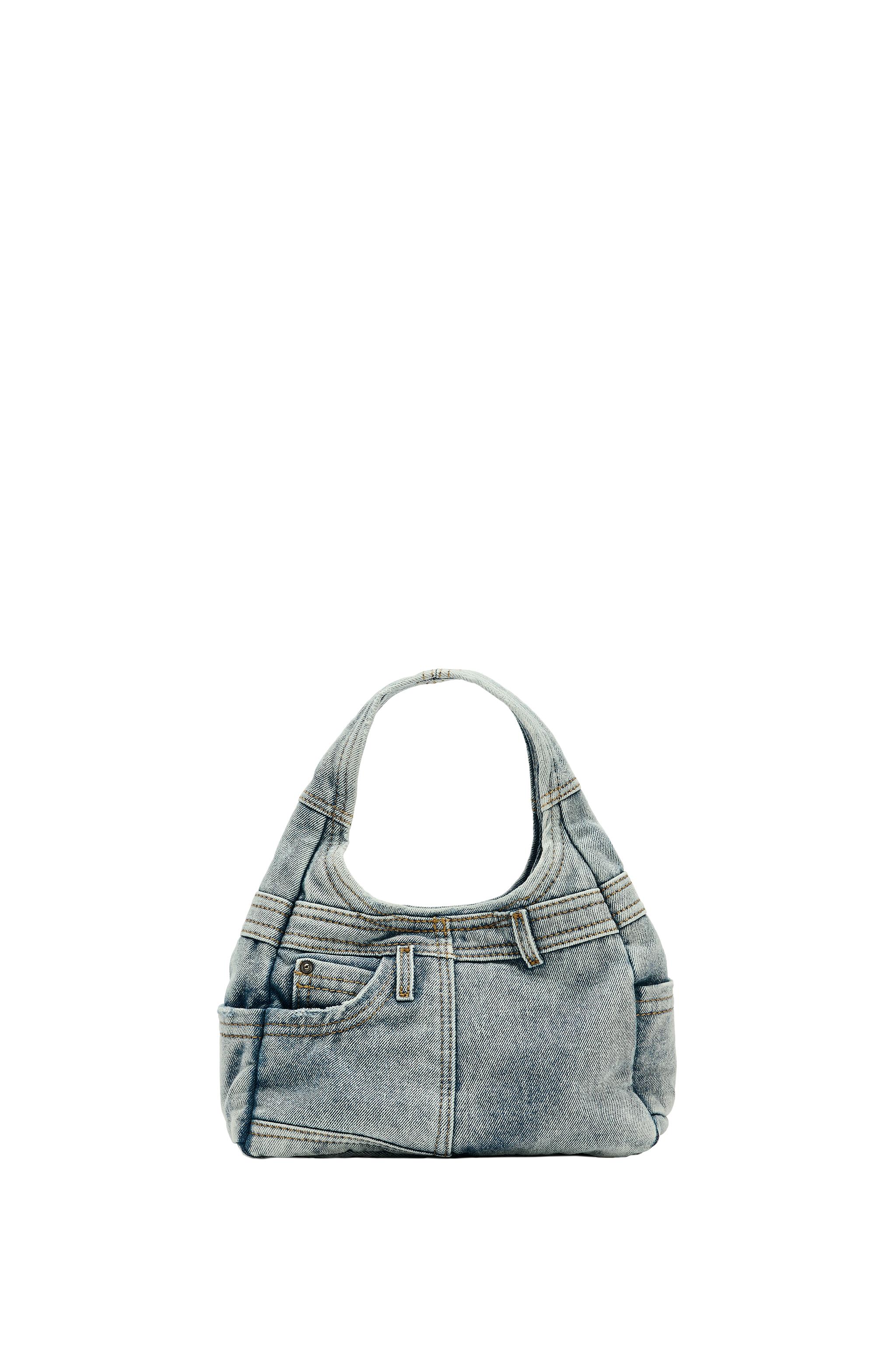 DENIM HANDBAG - Denim Blue | ZARA New Zealand