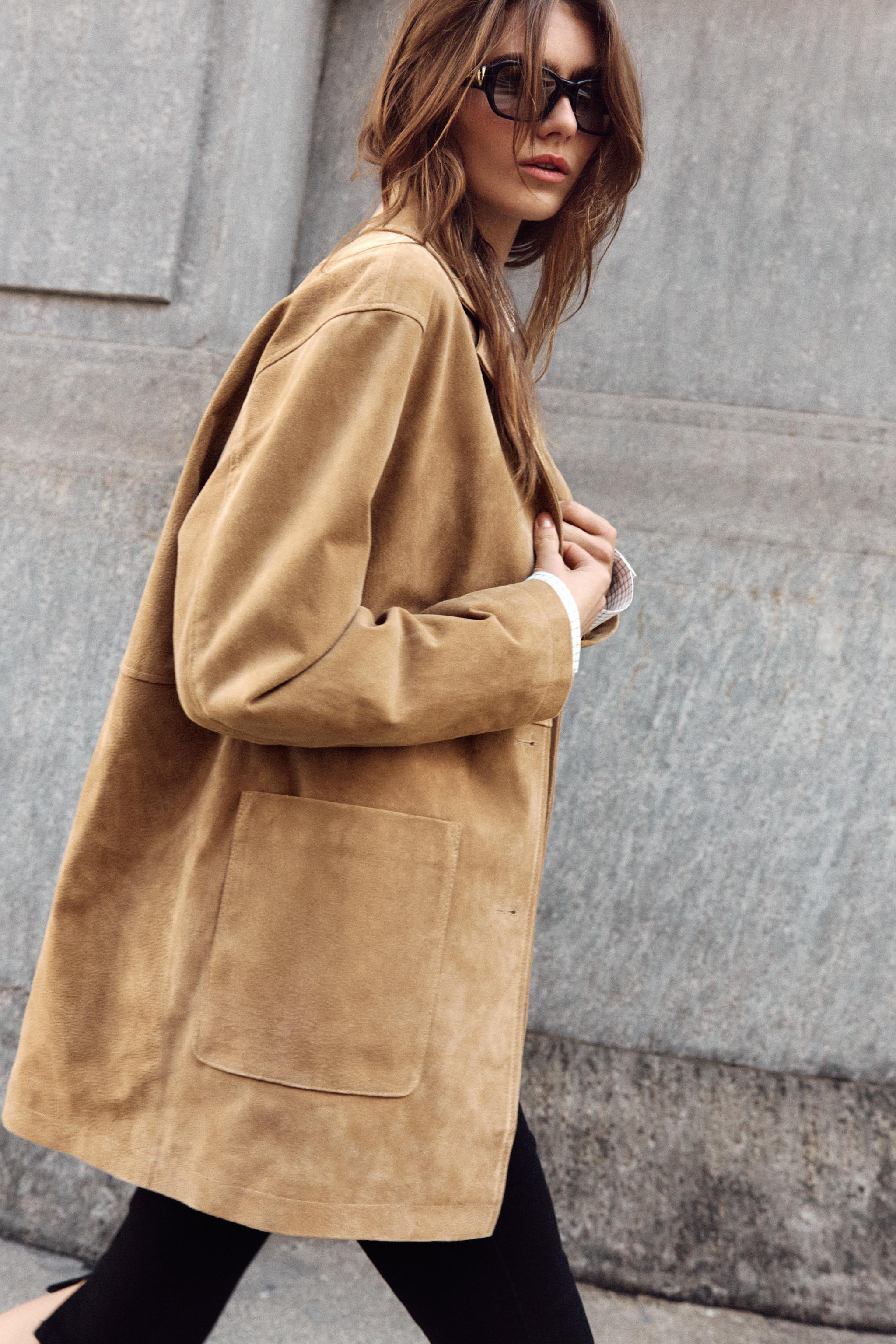 100% SUEDE LEATHER JACKET