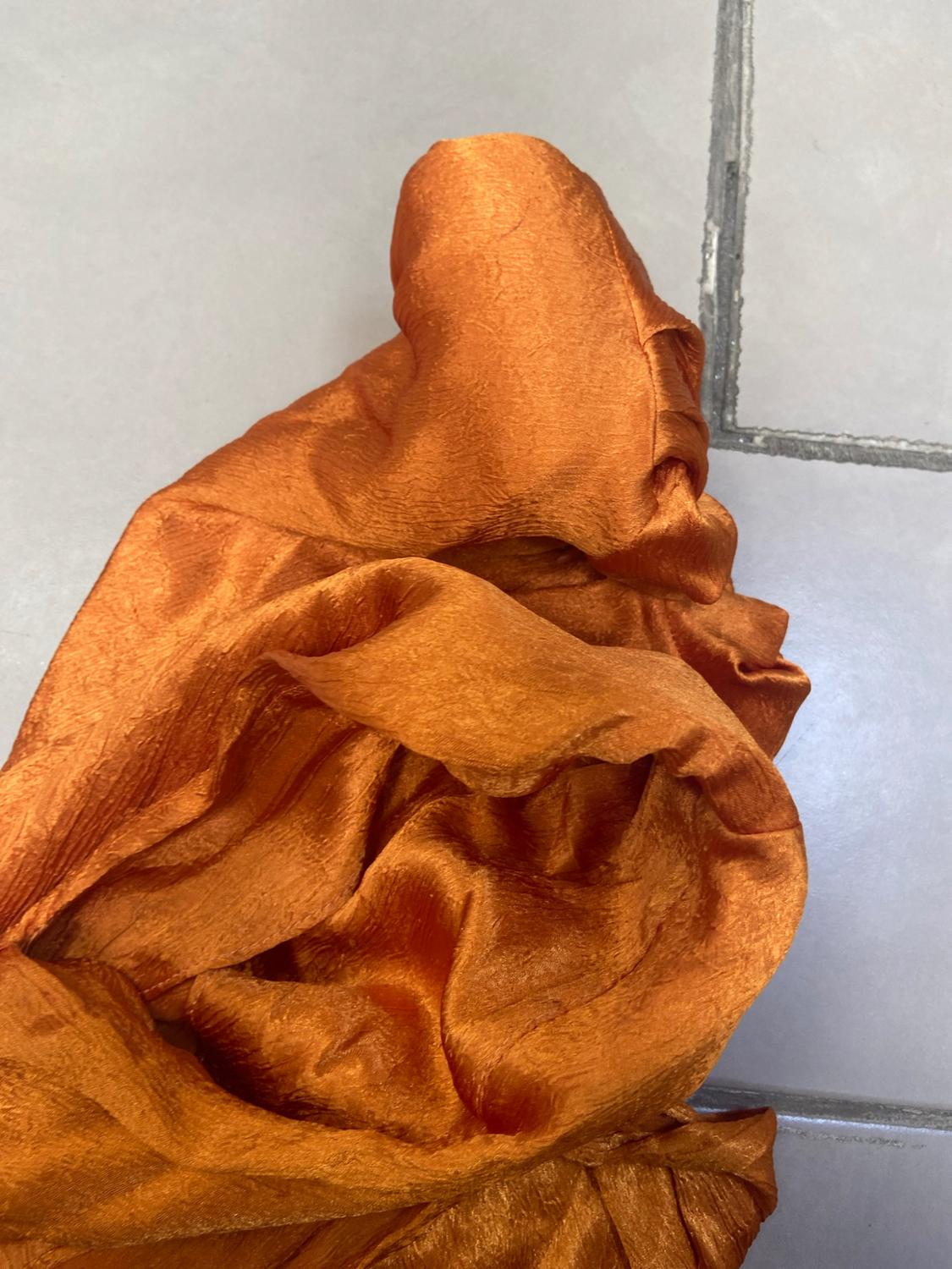 SATIN TOP WITH BOW - Image 2