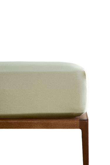 LENÇOL DE BAIXO DE CETIM | 40 CM ALTURA (300 FIOS) - Verde da Zara