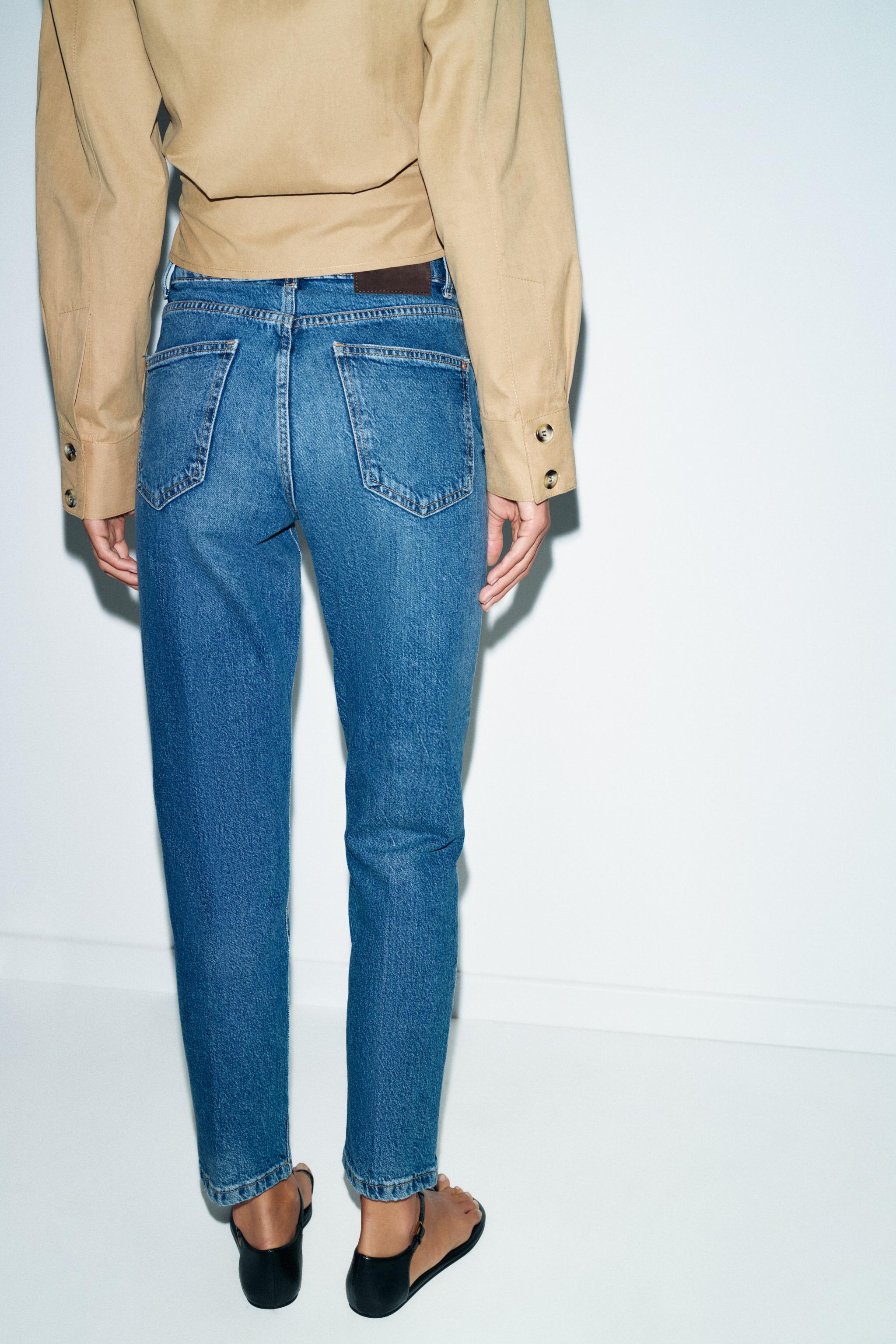 Z1975 YÜKSEK BEL ÜTÜ İZLİ MOM FIT JEAN - Görsel 9
