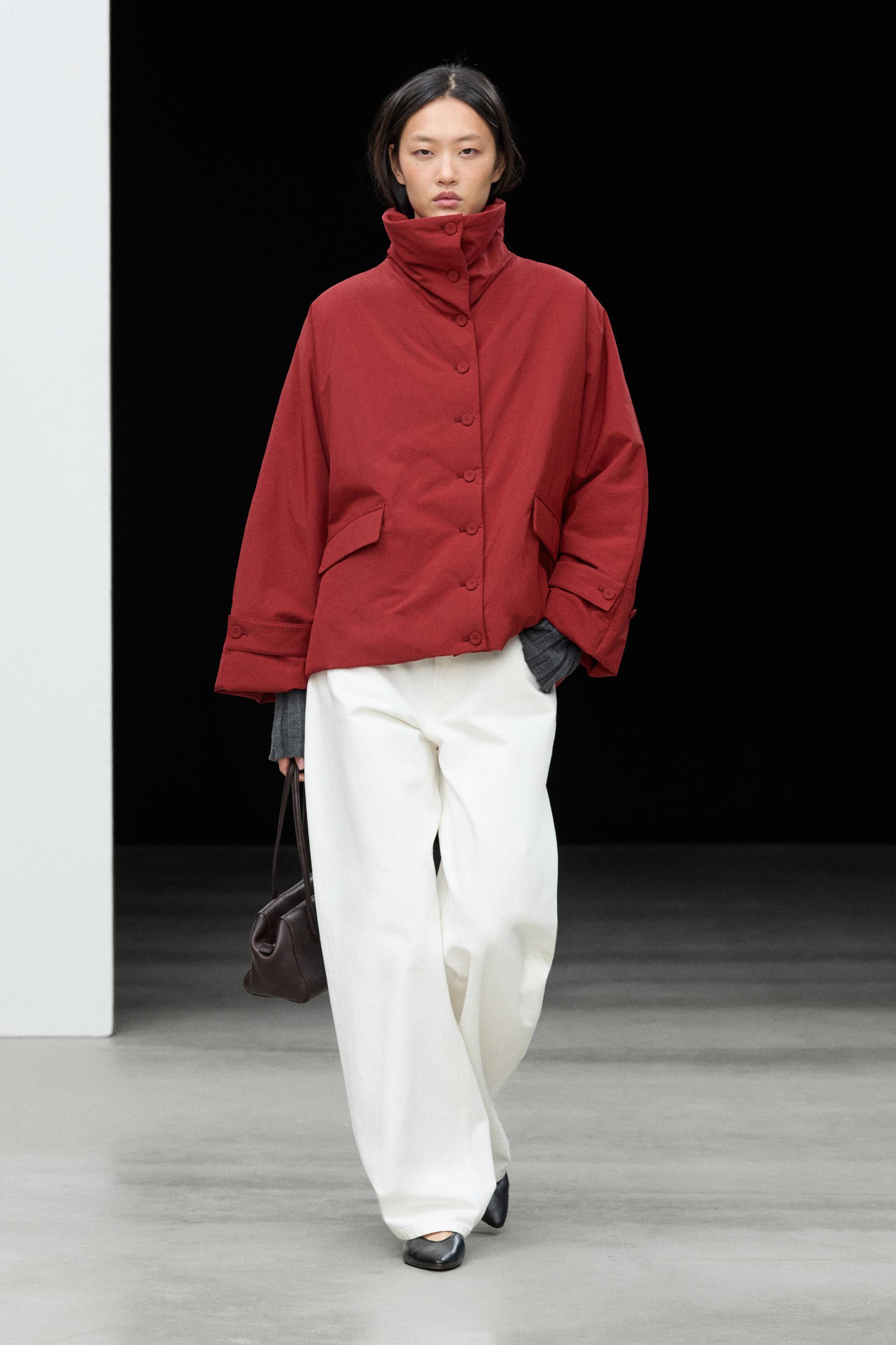Lightweight quilted short coat