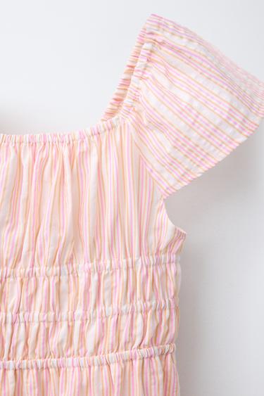 ROBE RAYURES - Orange de Zara - Image 2