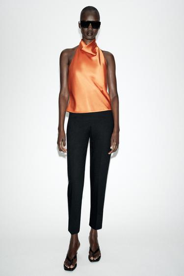 HIGH-WAIST TROUSERS - Black by Zara