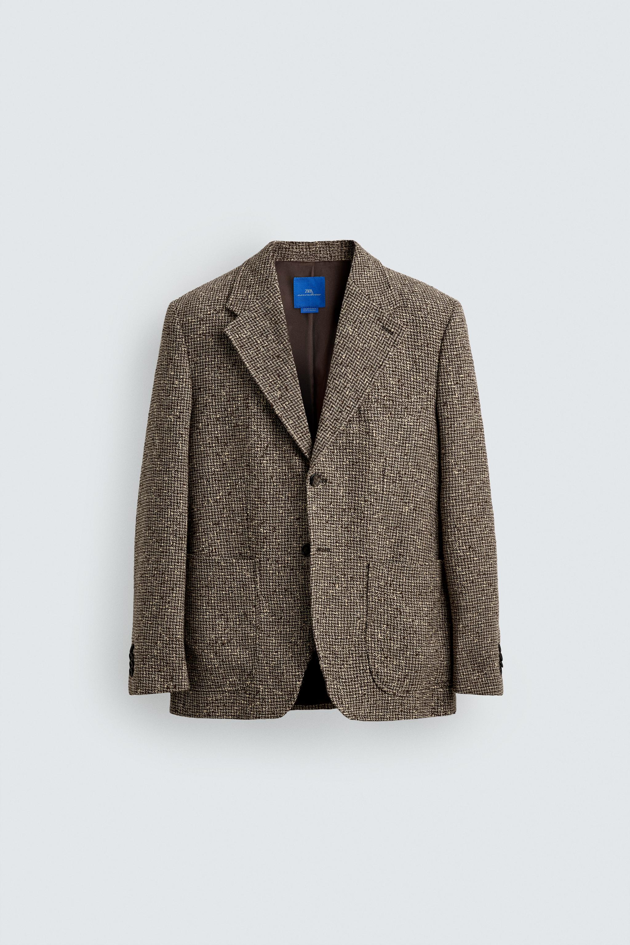 TAKU３点セット 【超美品】ディーゼルL-ABBOTT GIACCA WOOL-COTTON TEXTURED BLAZER AARON LEVINE X ZARA - Brown | ZARA
