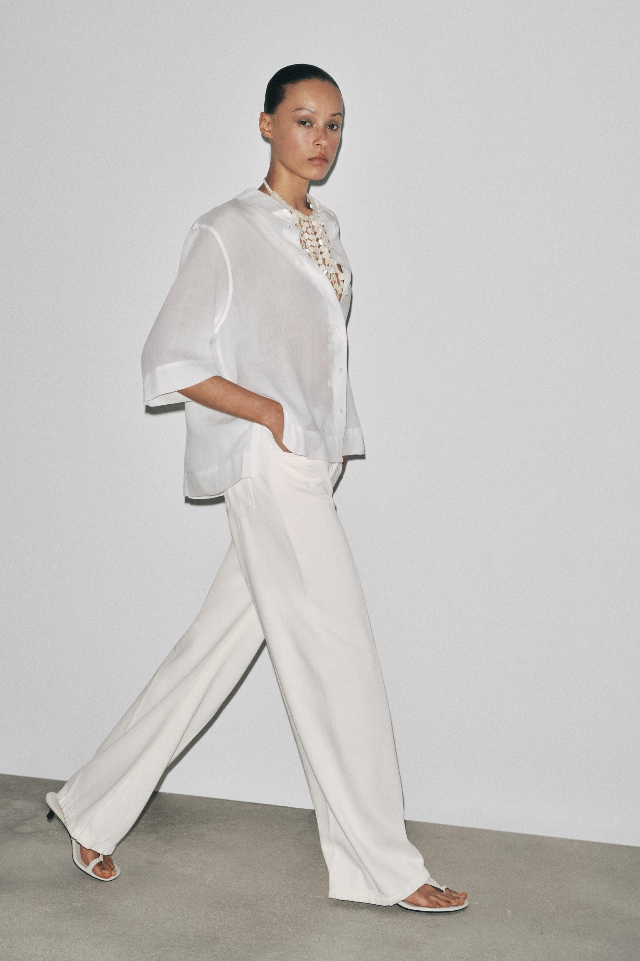 ZW COLLECTION ロマンティック ブラウス - ブラウン | ZARA