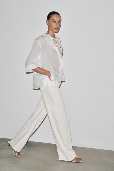 RAMIE SHIRT ZW COLLECTION - White by Zara
