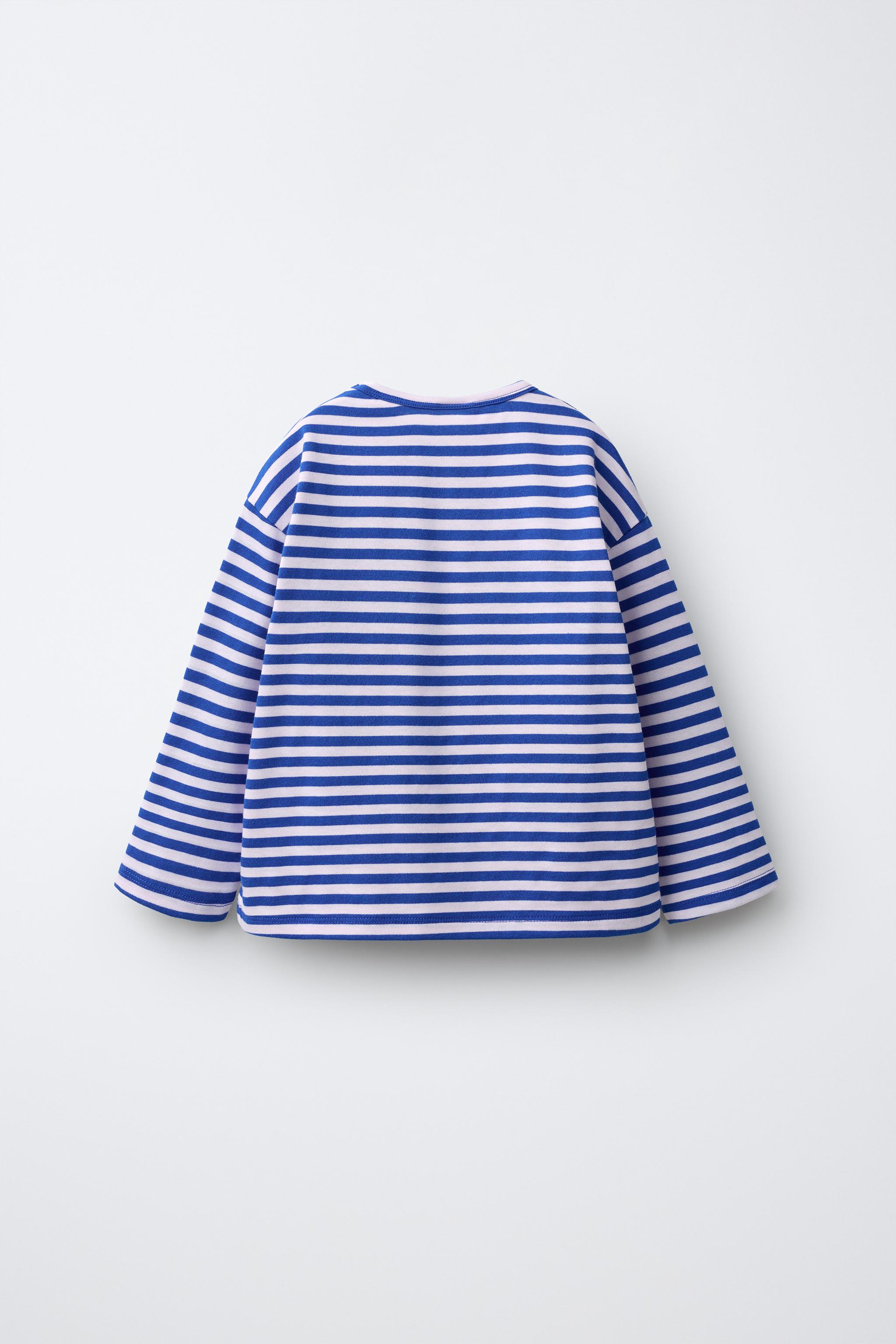 Детские футболки Zara MICKEY & MINNIE MOUSE © DISNEY STRIPED T-SHIRT — фото 2