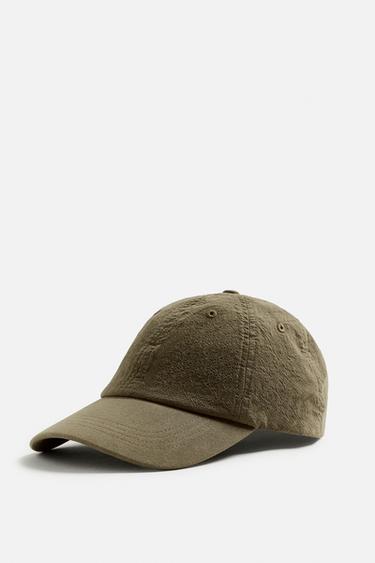 COTTON CAP - KHAKI by Zara - Image 0