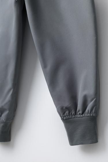 TECHNICAL SPORTY JOGGERS - Light grey by Zara - Image 3