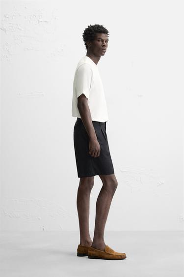 T-SHIRT WITH COMBINED EMBROIDERY - Oyster-white by Zara - Image 3