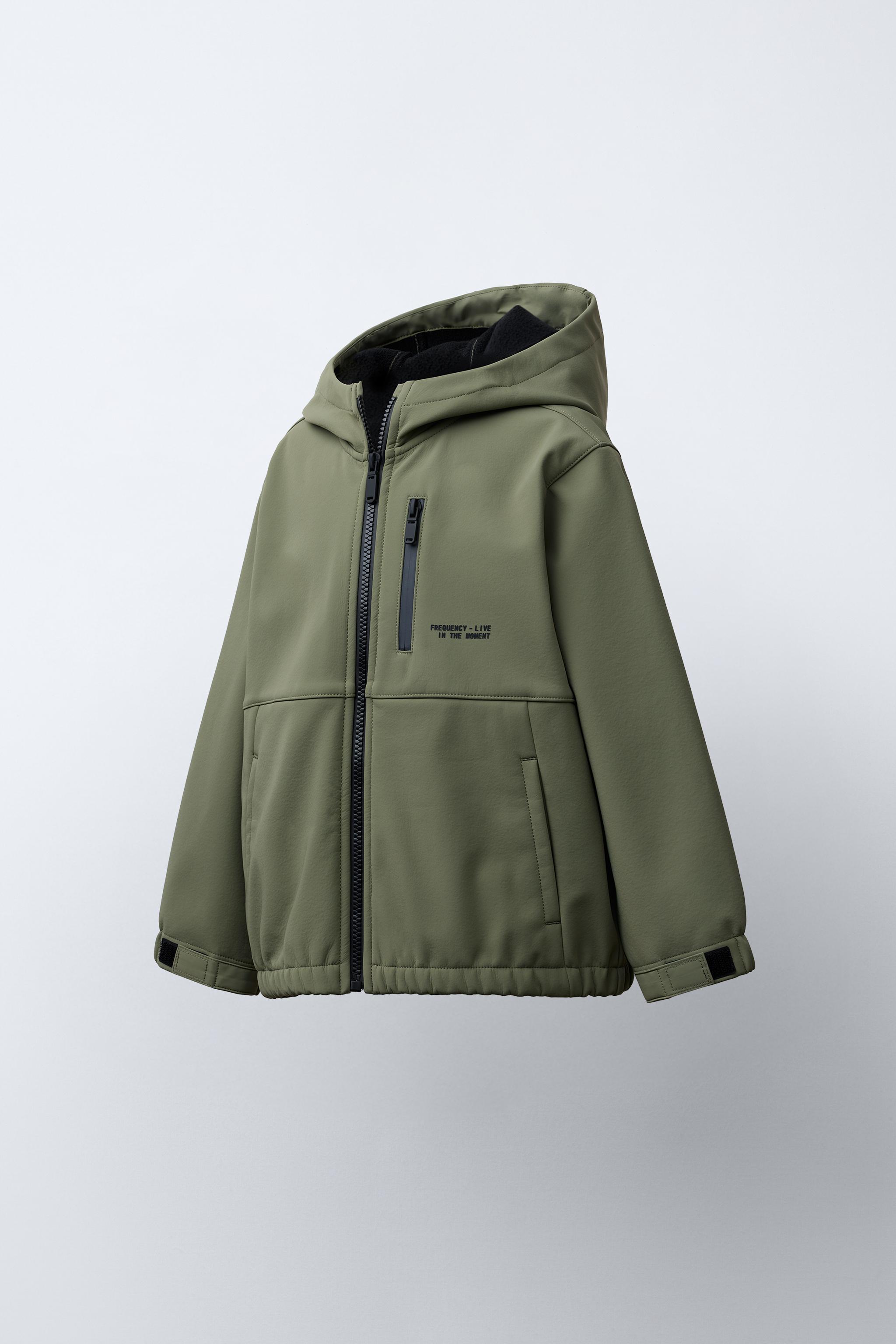 裏地付きフードジャケット - ブラック | ZARA Japan / 日本