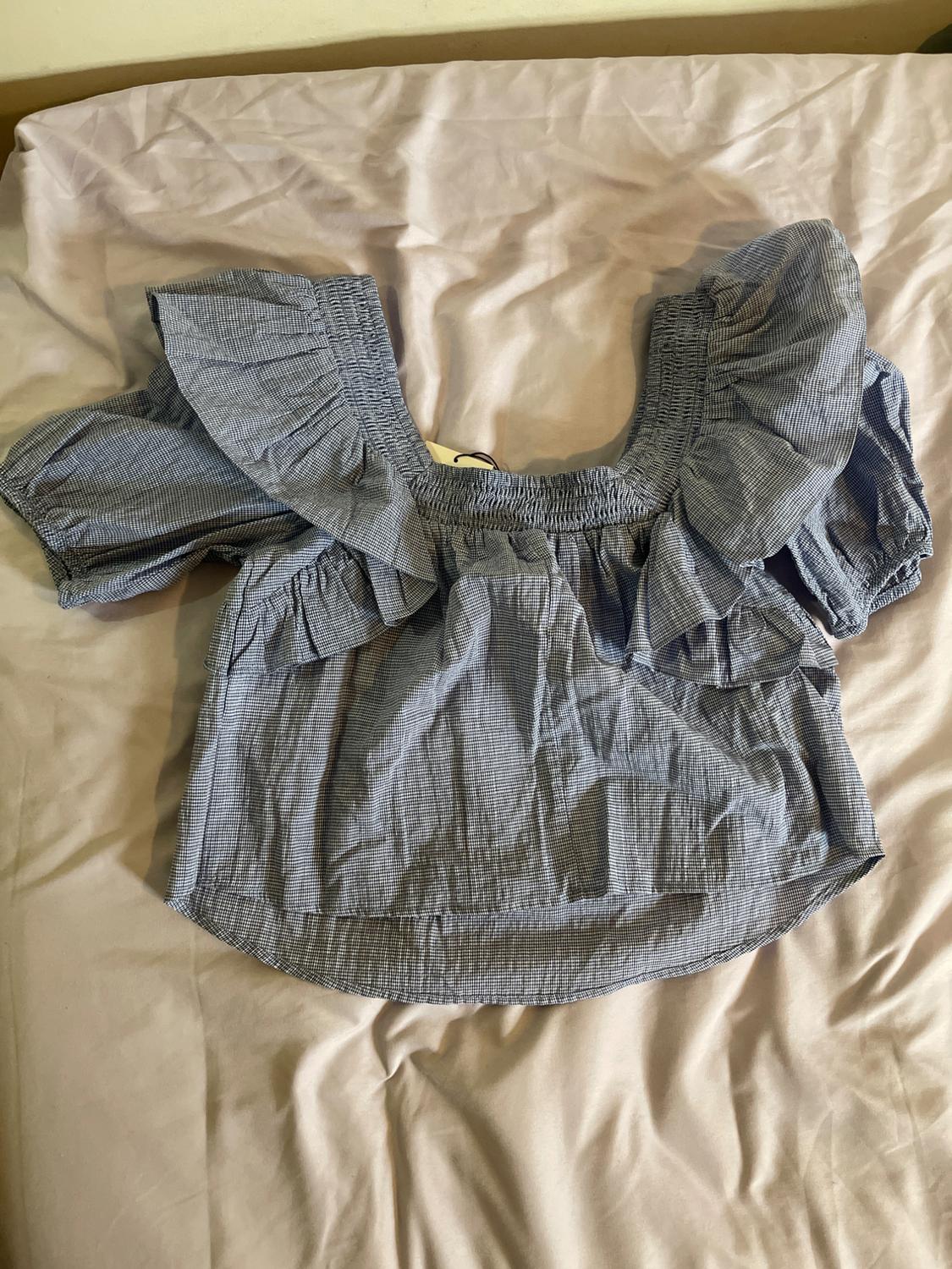 CROCHET TRIM BLOUSE - Image 2