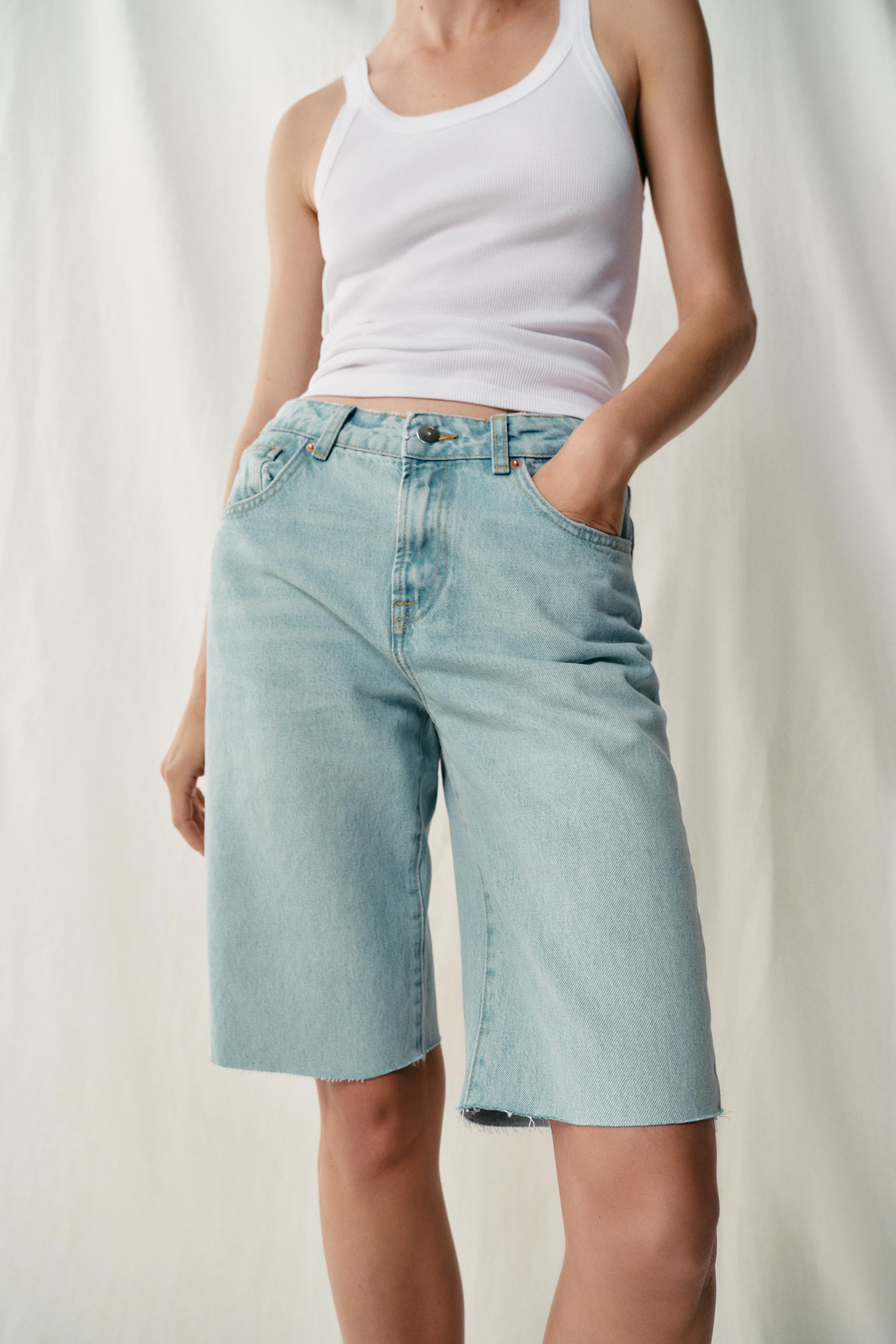 Женские шорты Zara Z1975 MID-RISE DENIM SHORTS — фото 2