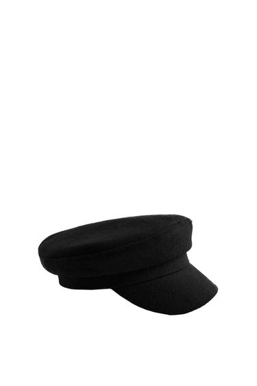 WOOL BLEND SKIPPER CAP