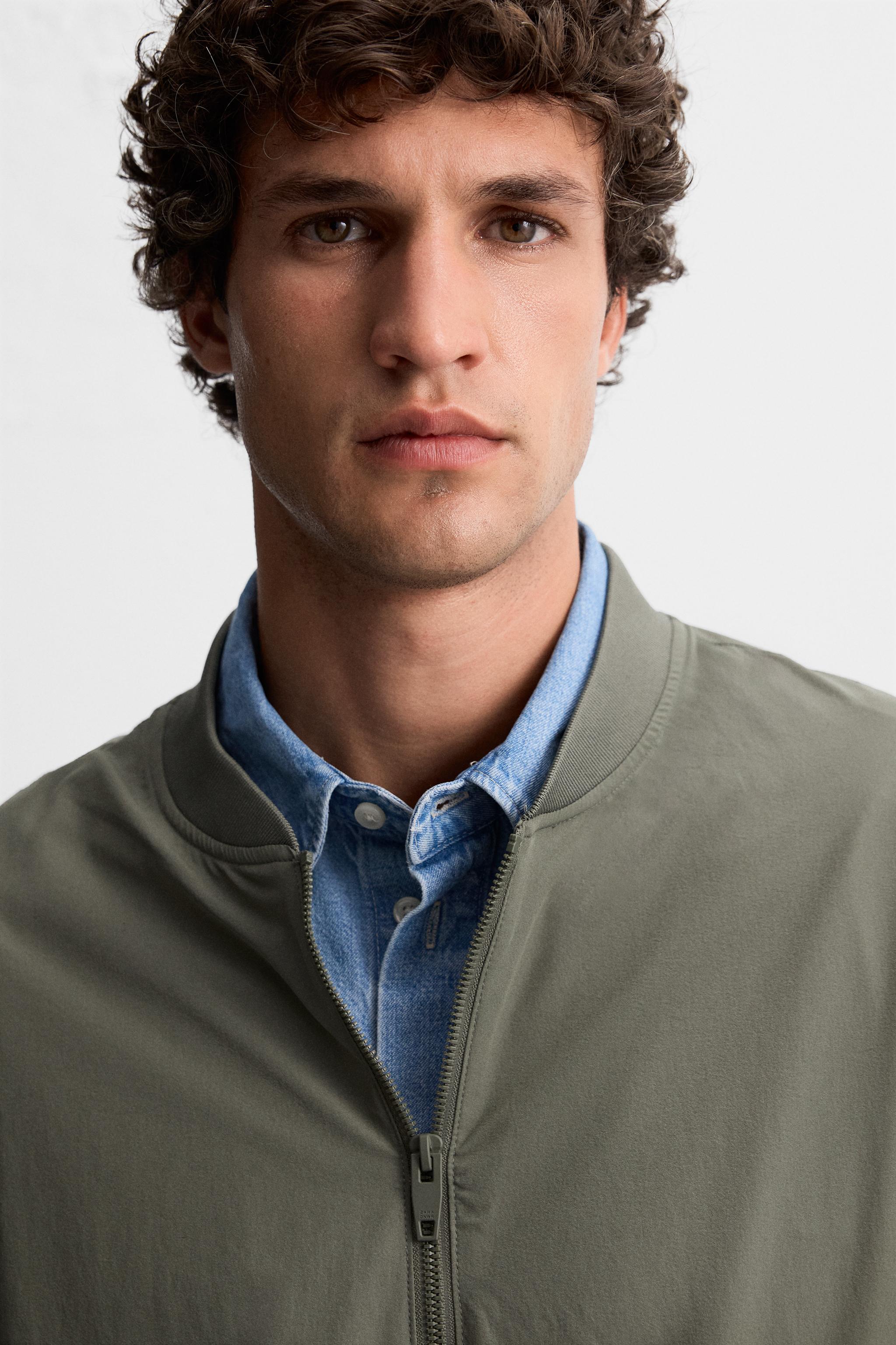 ライト ボンバージャケット - ブラック | ZARA Japan / 日本