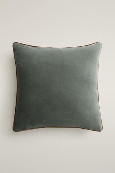 VELVET THROW PILLOW COVER — Blue 2