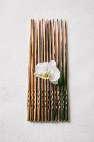 PACK OF BIRCH WOOD CHOPSTICKS (PACK OF 8) - Bluish by Zara - Image 7