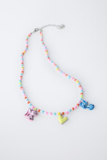 LILO & STITCH © DISNEY BEADED NECKLACE - Blue by Zara - Image 1