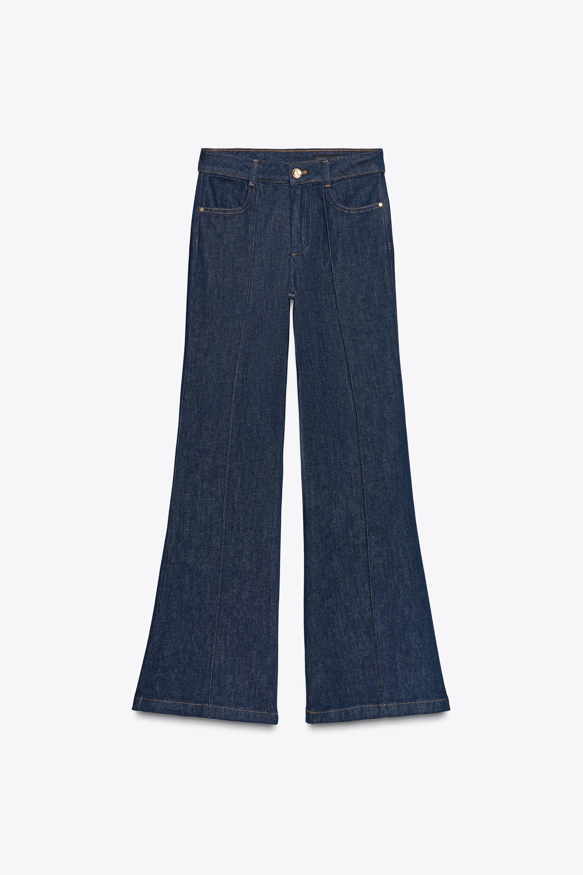 Z1975 FLARE SEAM PANTS - Indigo | ZARA United States