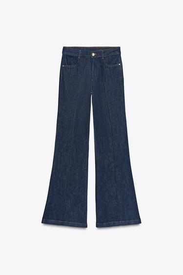 Z1975 FLARE-HOSE MIT BIESE - Indigoblau von Zara - Bild 0
