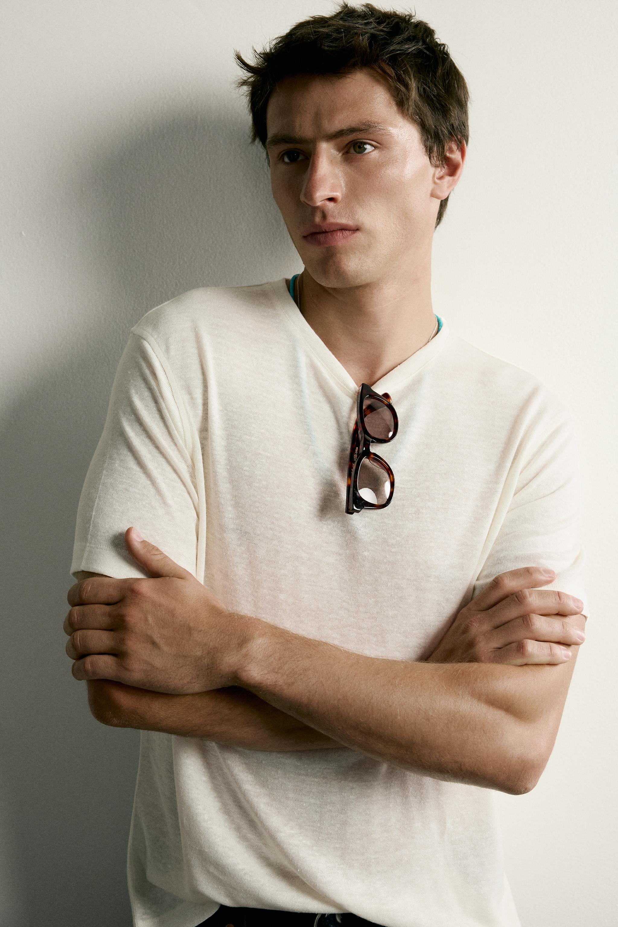 T-SHIRT REGULAR FIT CHANVRE - VISCOSE
