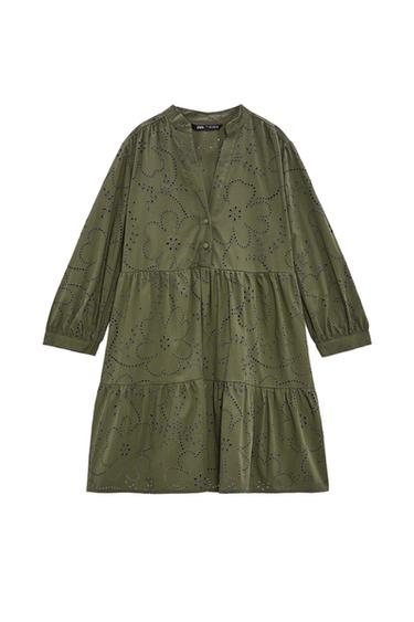 VESTIDO MINI BORDADOS PERFORADOS