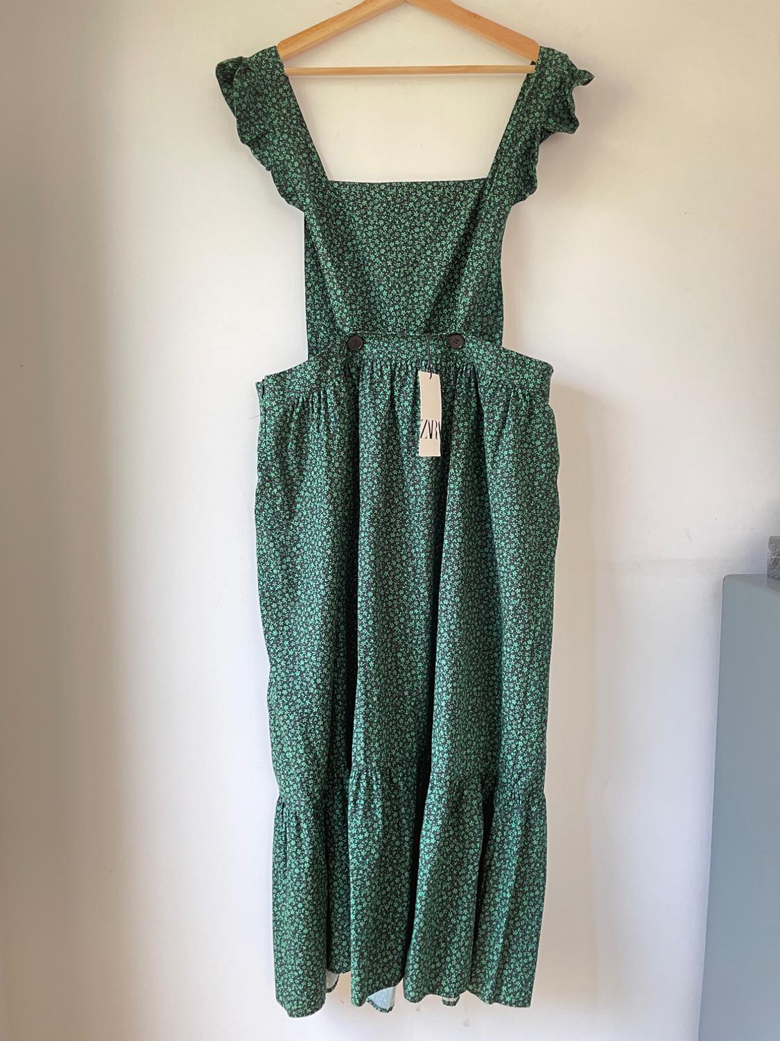 PRINTED PINAFORE DRESS - Image 7