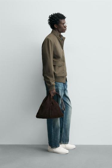 BLOUSON LÉGER DÉPERLANT - Beige clair de Zara - Image 3