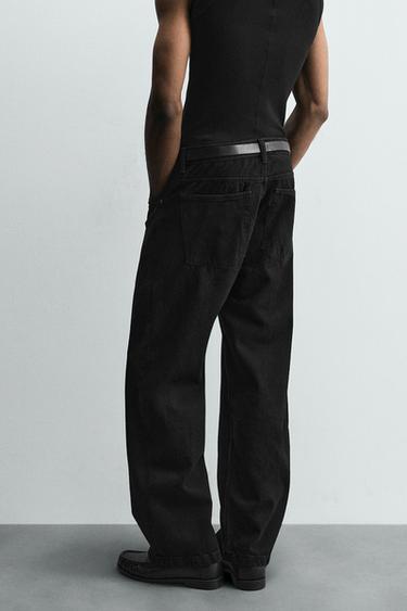 JEAN LOOSE FIT - Noir de Zara - Image 2