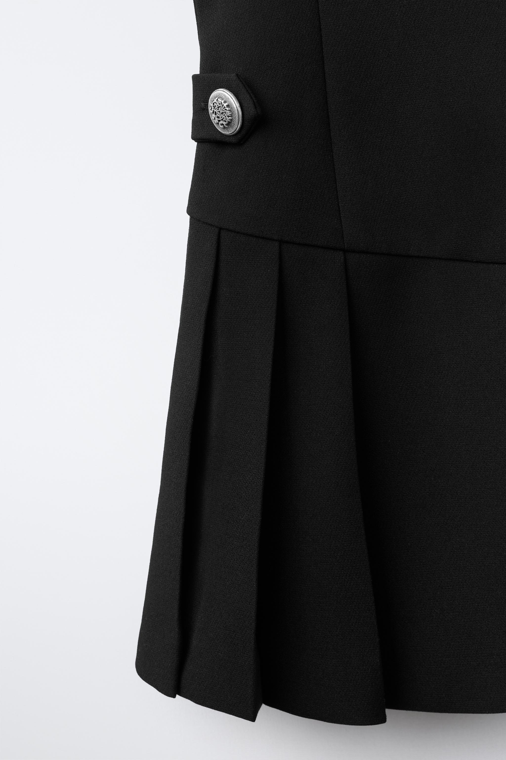 PLEATED DETAIL DRESS