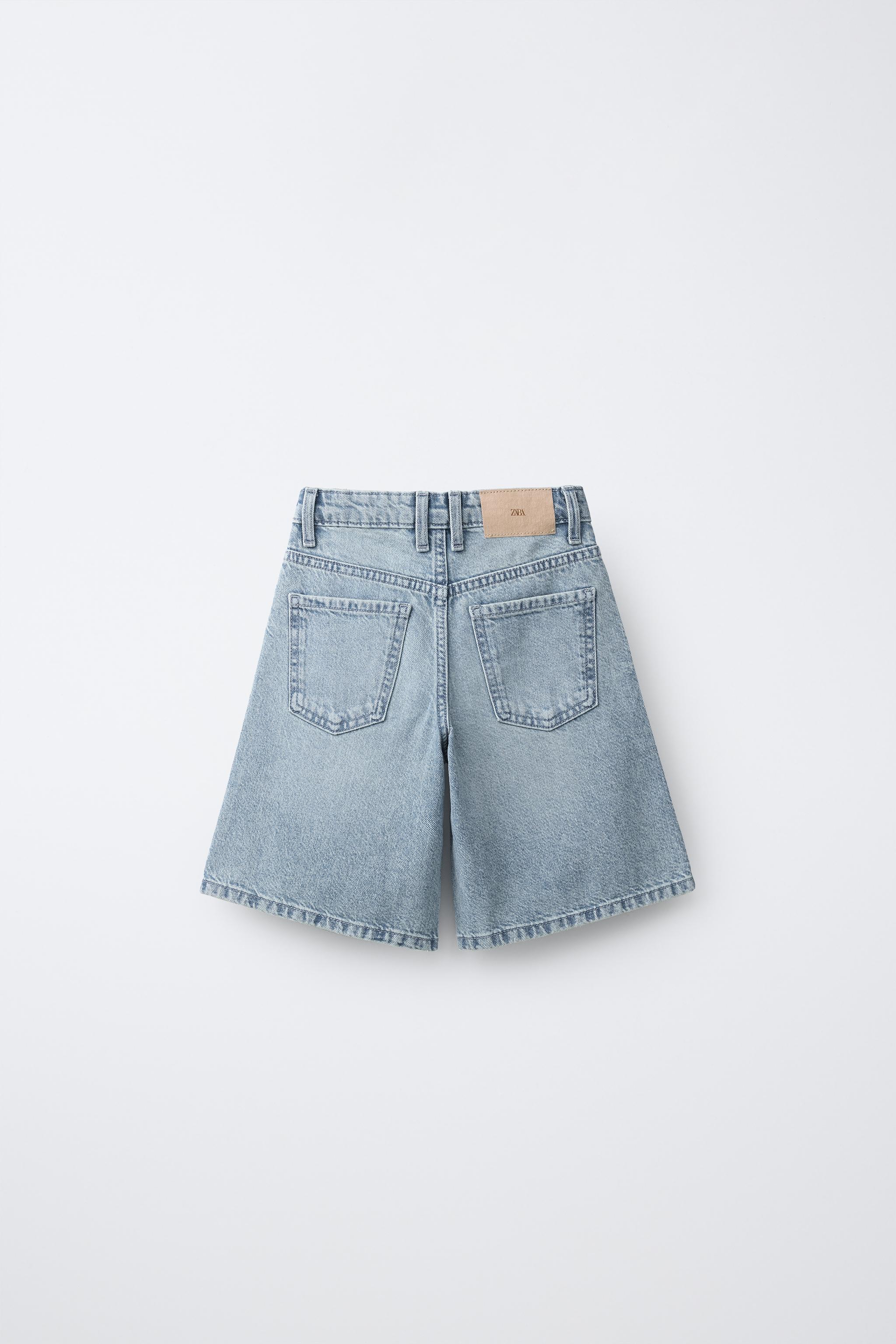 LONG DENIM SHORTS