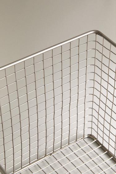 CORBEILLE MÉTALLIQUE - Gris de Zara - Image 3