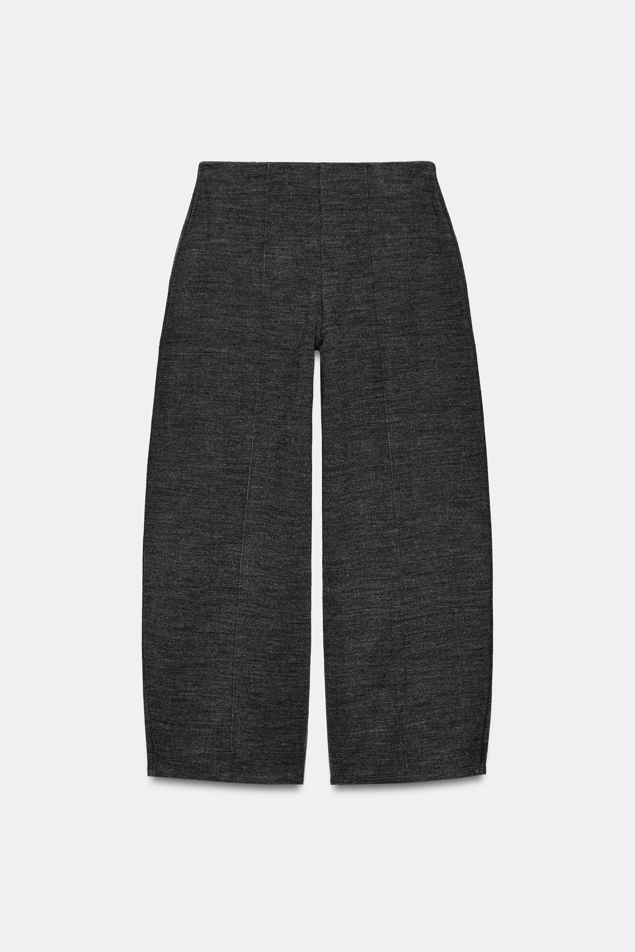 SOFT BARREL-LEG PANTS