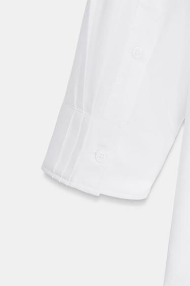 CHEMISE OVERSIZE OXFORD - Blanc de Zara - Image 7