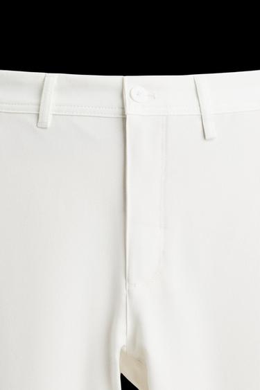 PANTALÓN ESTRUCTURA CONFORT - Blanco roto de Zara