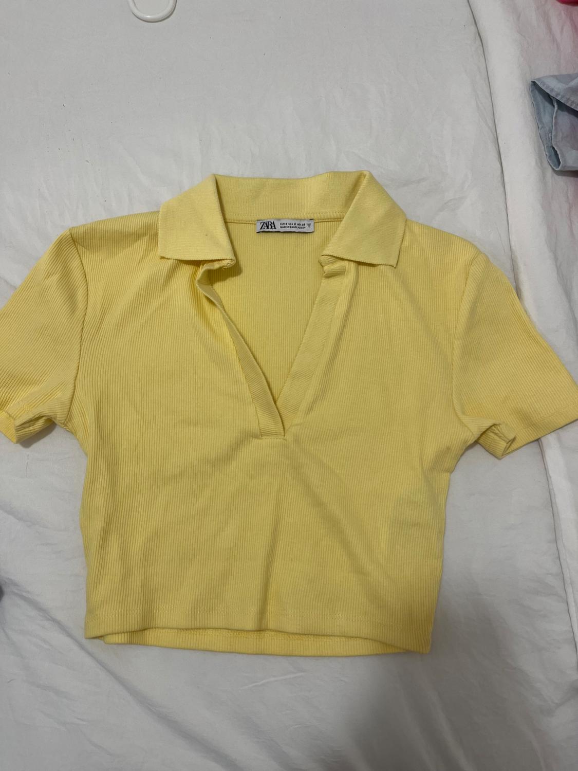 RIB POLO T-SHIRT