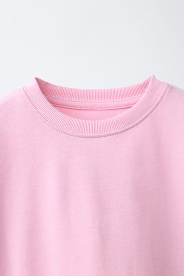 PLAIN HEAVY JERSEY T-SHIRT - Pink by Zara - Image 2