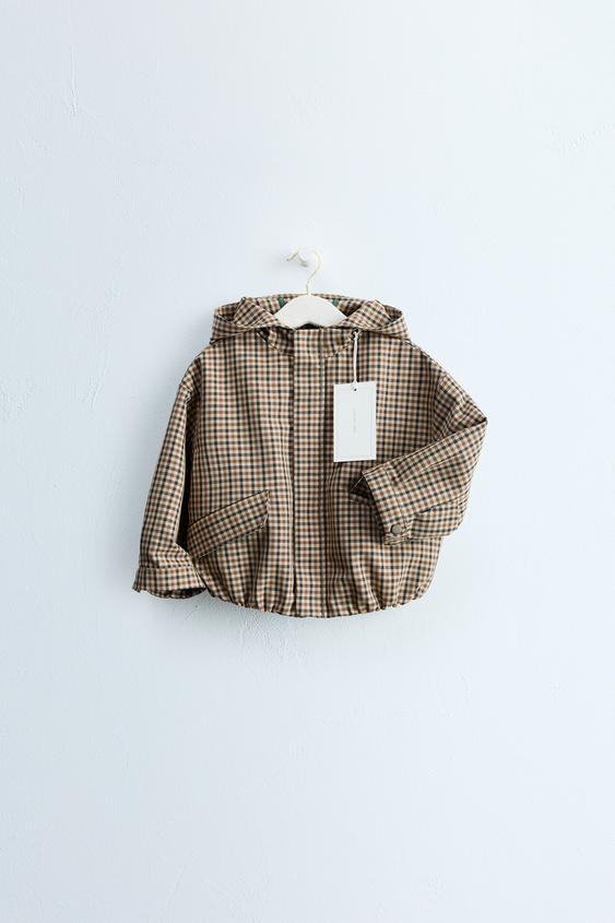 Zaras ZARA TIMELESS - RUTIG JACKA MED HUVA - Beige - Bild 0