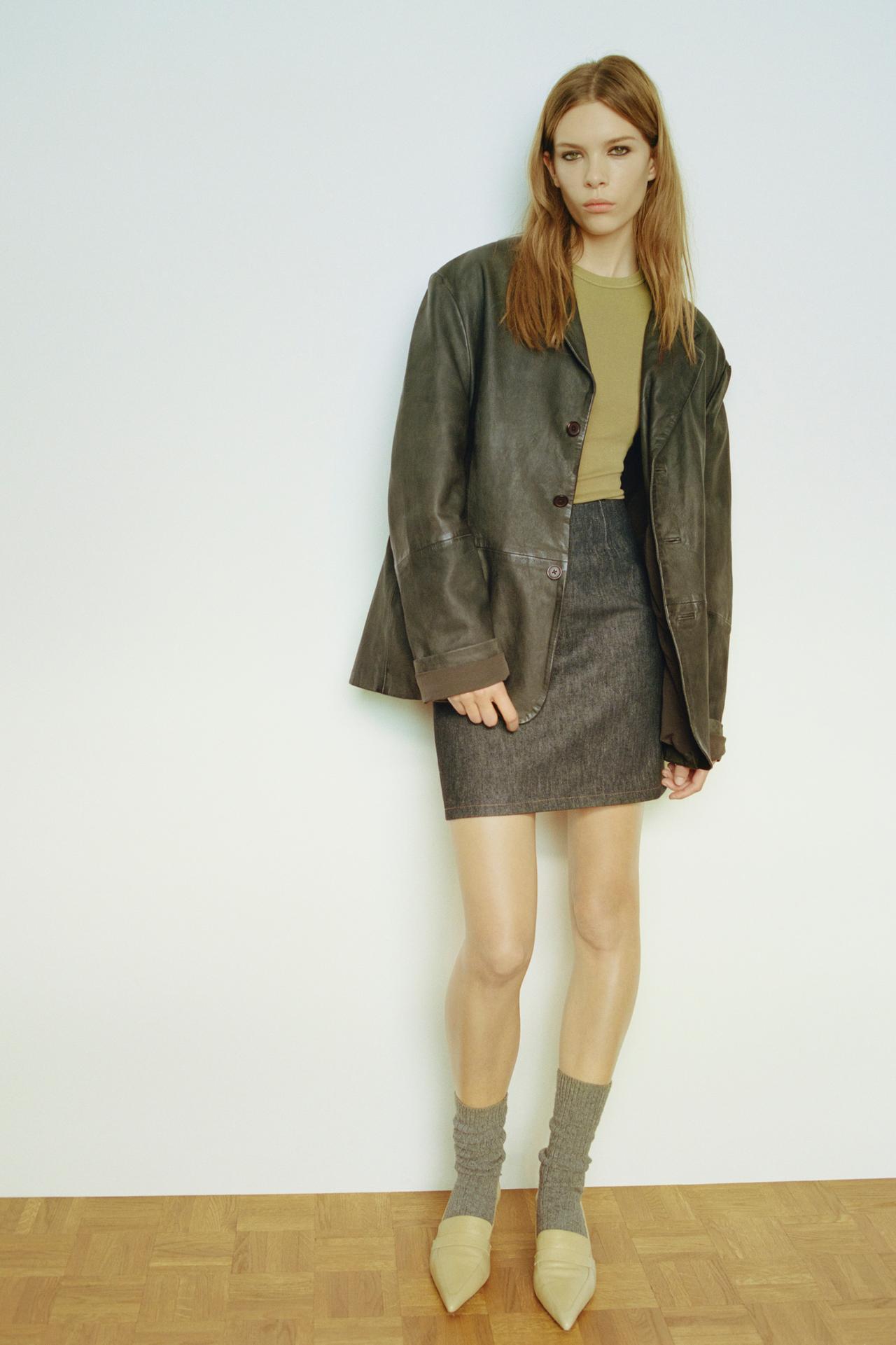 TRF DENIM SKIRT