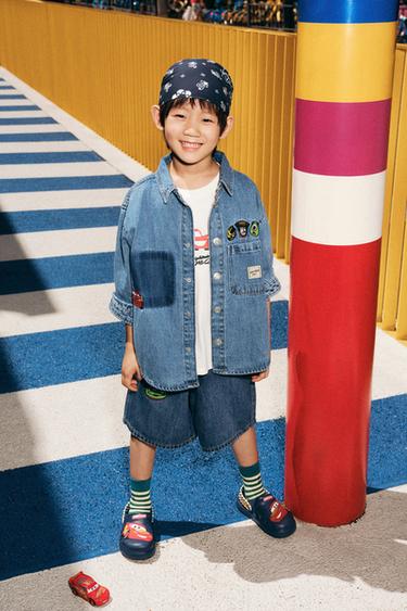 © DISNEY DENIM OVERSHIRT - Mid-blue by Zara