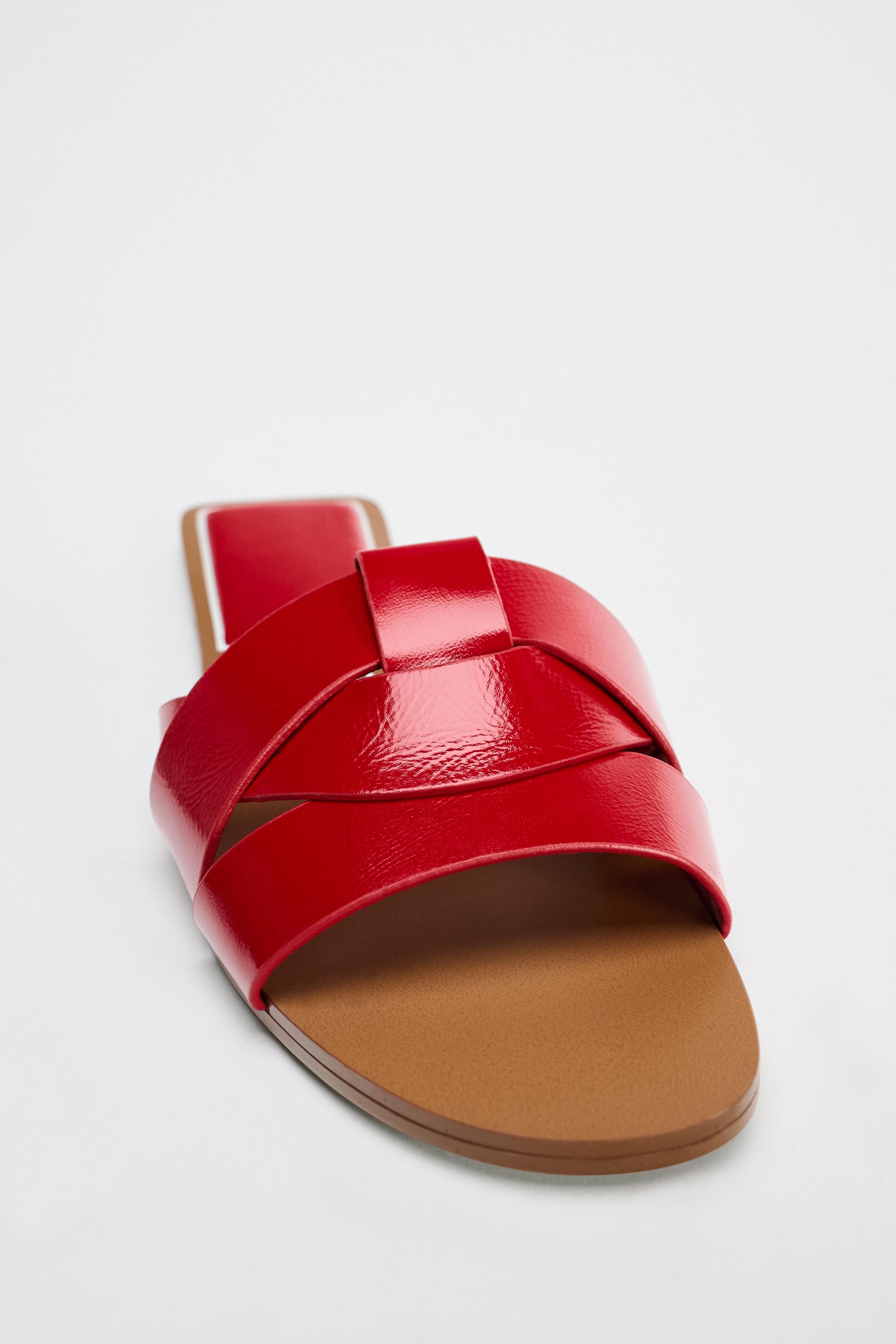 Zara fashion crossover sandals