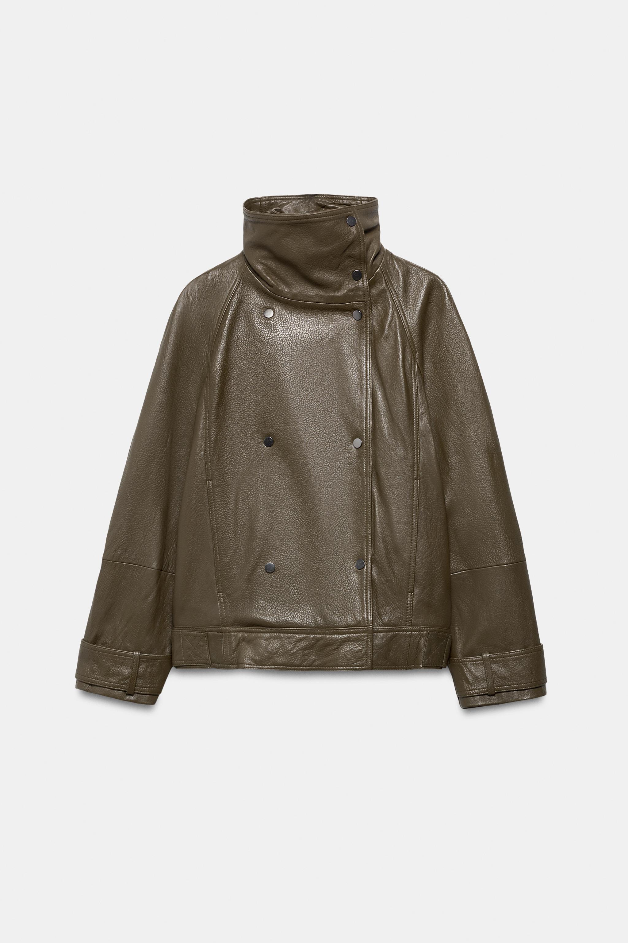 ZW COLLECTION LIMITED EDITION OVERSIZED LEATHER JACKET