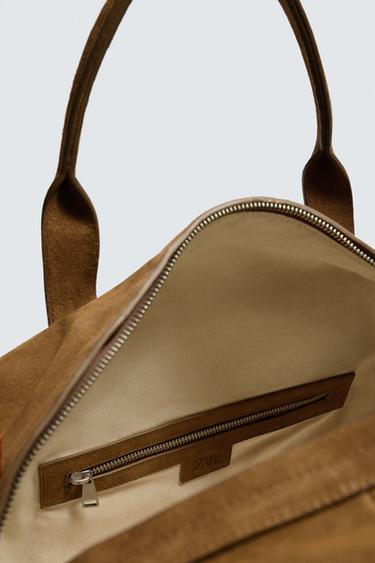 LIMITED EDITION LEATHER TRAVEL BAG - Brown by Zara - Image 7
