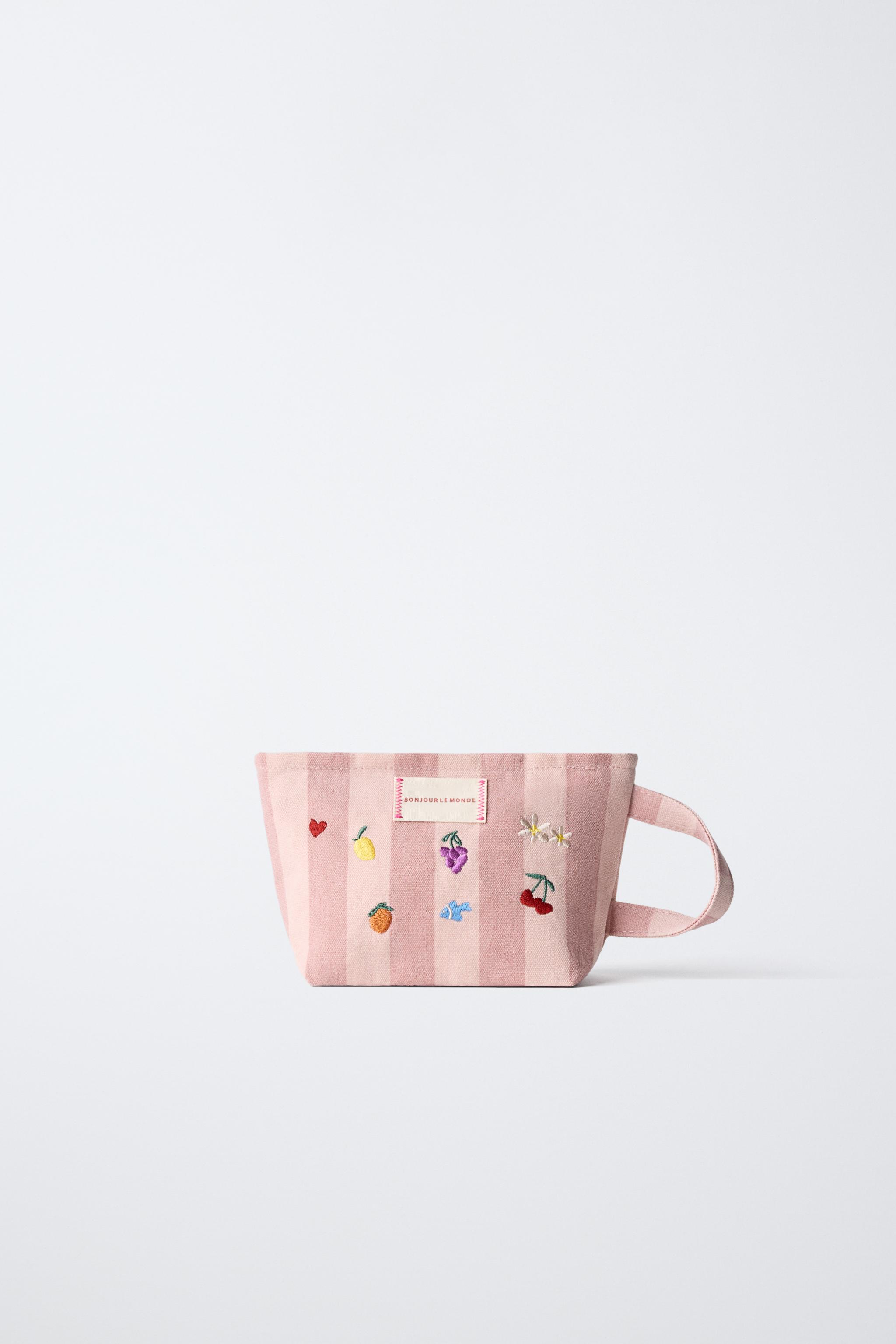 Детские сумки Zara FRUIT STRIPE TOILETRY
